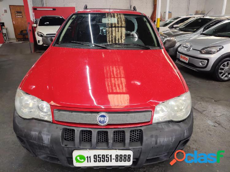 FIAT STRADA TREKKING 1.8 MPI FLEX 8V CE VERMELHO 2007 1.8