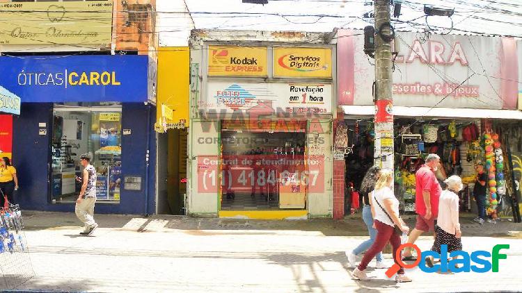 Salão Comercial Calçadão, Centro, Carapicuiba, Com 60m²