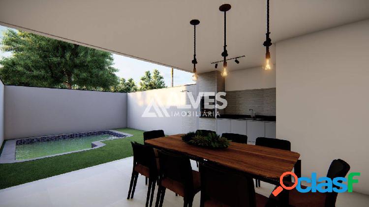 ALTO PADRÃO COM 3 SUÍTES PISCINA E ÁREA GOURMET COMPLETA