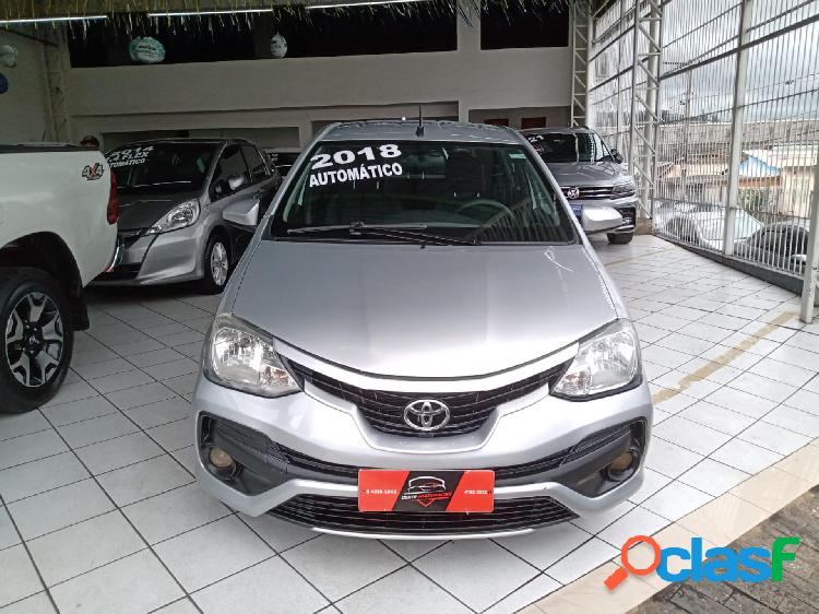 TOYOTA ETIOS XS 1.5 FLEX 16V 5P AUT. PRATA 2018 1.5 FLEX