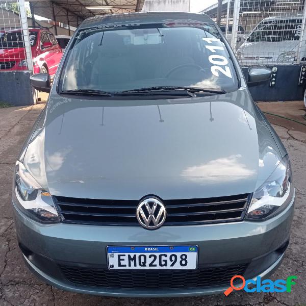 VOLKSWAGEN FOX 1.0 MI TOTAL FLEX 8V 5P CINZA 2011 1.0 FLEX