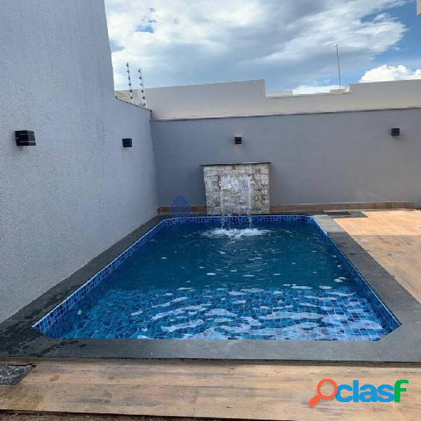 Casa 3 Quartos com Cozinha Gourmet e Piscina no Residencial