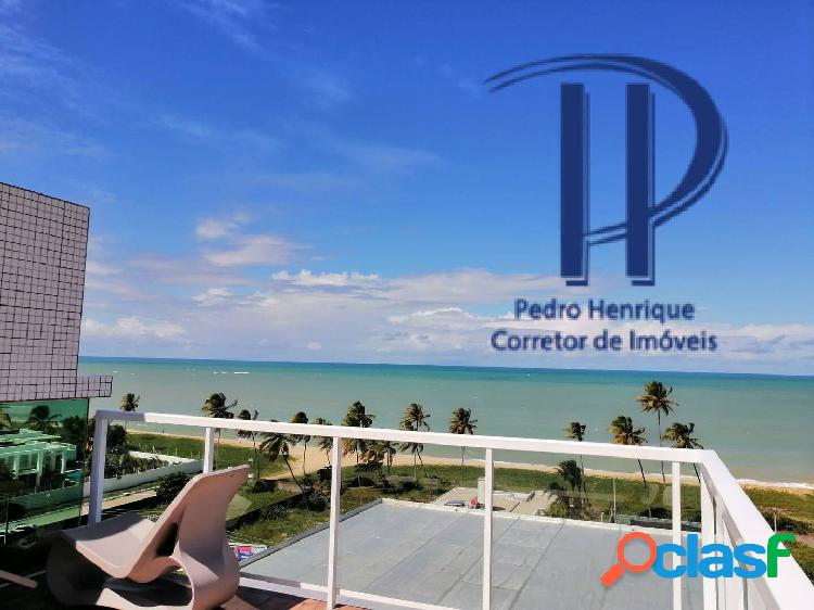 FLAT todo Mobiliado frente para o mar