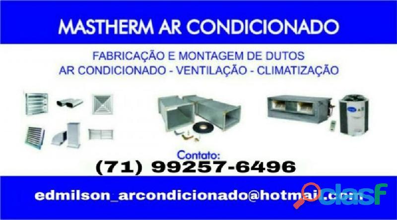 Fabricação de dutos para ar condicionado Salvador Ba.