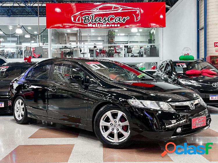 HONDA CIVIC SEDAN LXS 1.8 16V PRETO 2007 1.8 FLEX