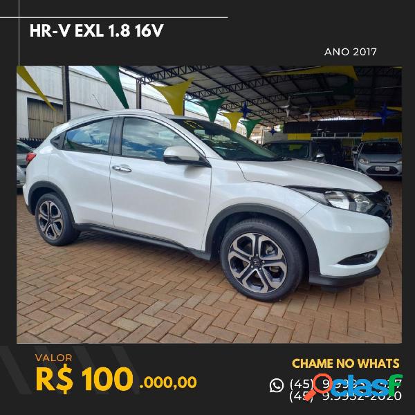 HONDA HR-V EXL 1.8 FLEXONE 16V 5P AUT. BRANCO 2017 1.8 FLEX