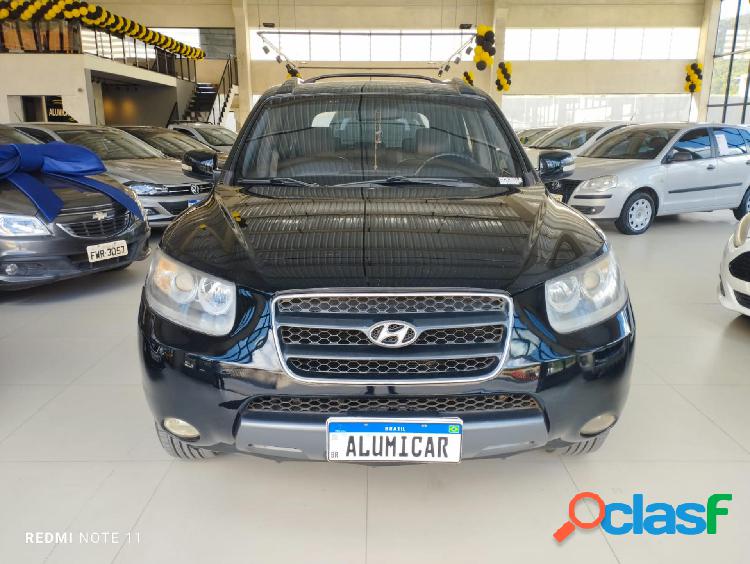 HYUNDAI SANTA FE GLS 2.7 V6 4X4TIPTRONIC PRETO 2008 2.7