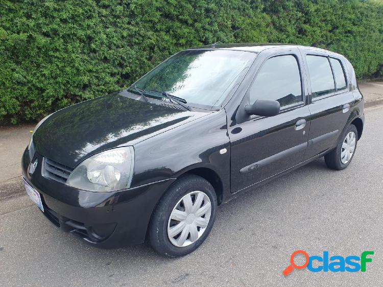 RENAULT CLIO EXPRESSION HI-FLEX 1.0 16V 5P PRETO 2008 1.0