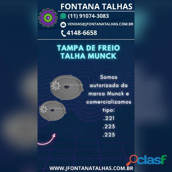 TAMPA DE FREIO TALHA MUNCK
