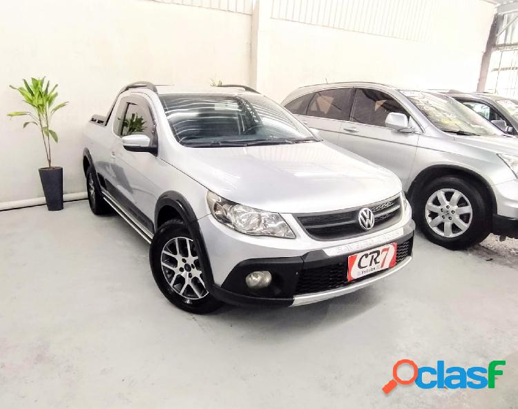 VOLKSWAGEN SAVEIRO CROSS 1.6 MI TOTAL FLEX 8V CE PRATA 2012