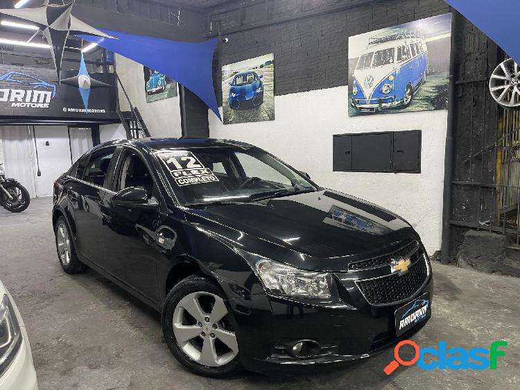 CHEVROLET CRUZE LT 1.8 16V FLEXPOWER 4P AUT. PRETO 2012 1.8