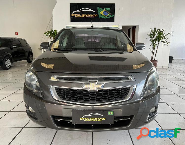 CHEVROLET COBALT LTZ 1.4 8V FLEXPOWERECONOFLEX 4P CINZA 2014