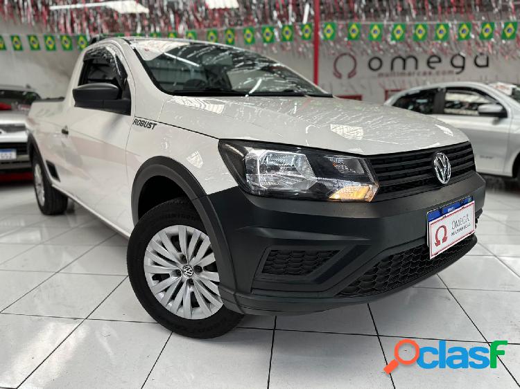 VOLKSWAGEN SAVEIRO ROBUST 1.6 TOTAL FLEX 8V CD BRANCO 2019