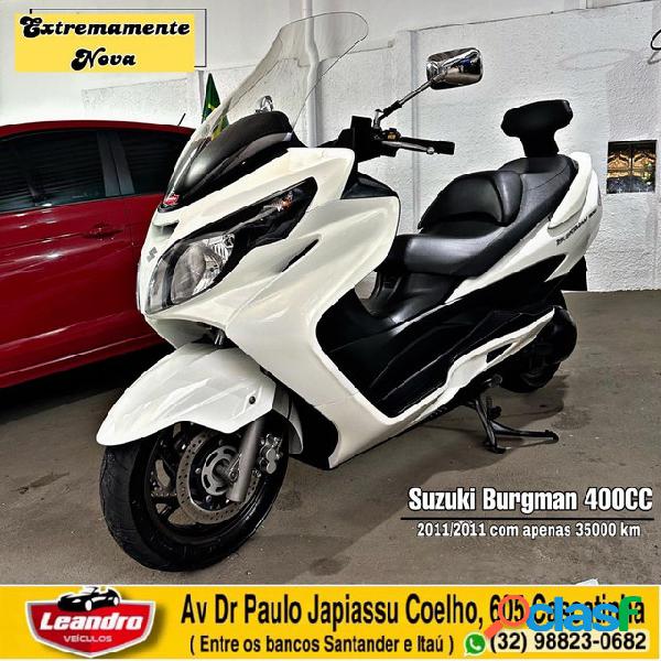 SUZUKI BURGMAN 400 BRANCO 2011 400 GASOLINA