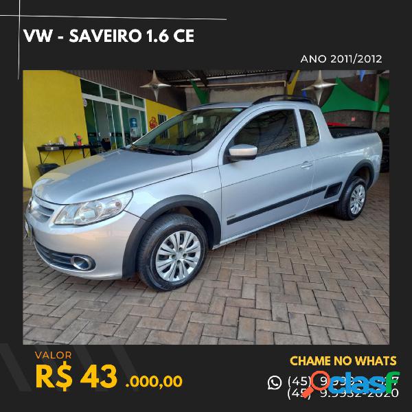 VOLKSWAGEN SAVEIRO 1.6 MI TOTAL FLEX 8V CE PRATA 2012 1.6