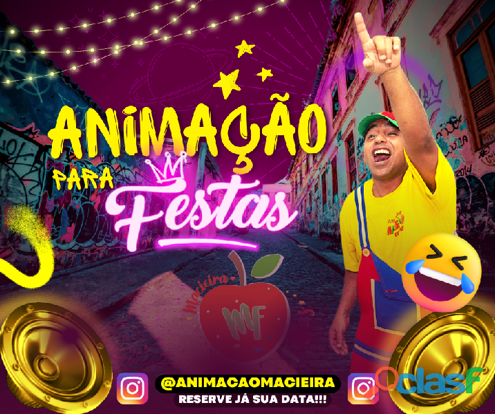 Animador de Festa com Som, Eventos Infantis