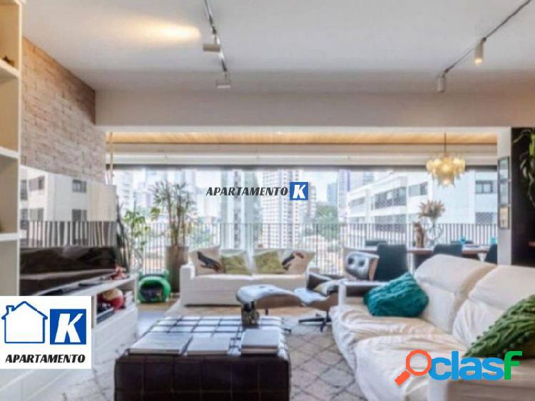 Apartamento p/ VENDA - 142 m², 4 Dorms, 3 Suítes, 3 Vagas