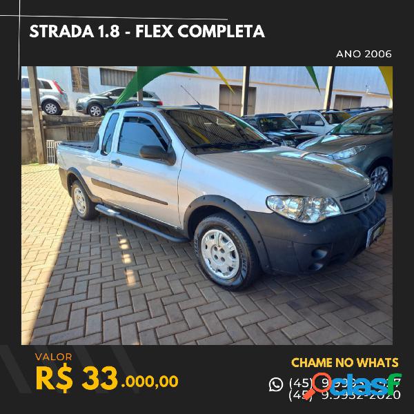 FIAT STRADA TREKKING 1.8 MPI FLEX 8V CE PRATA 2006 1.8 FLEX