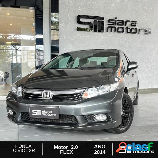 HONDA CIVIC SEDAN LXR 2.0 FLEXONE 16V AUT. 4P CINZA 2014 2.0