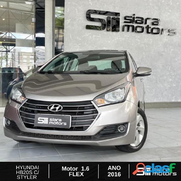 HYUNDAI HB20S C.STYLEC.PLUS1.6 FLEX 16V AUT. 4P PRATA 2016