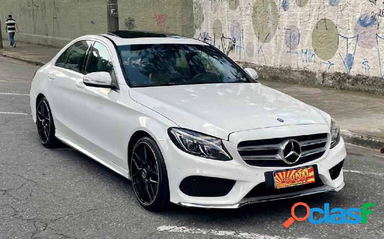 MERCEDES-BENZ C-250 SPORT 2.0 16V 211CV AUT. BRANCO 2015 2.0