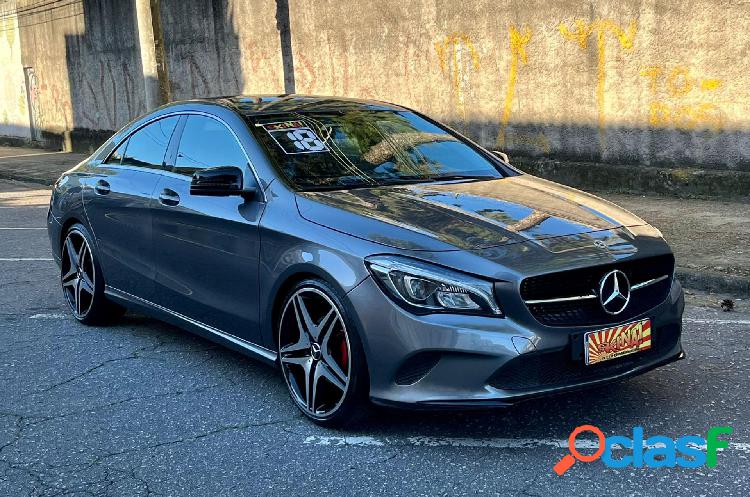 MERCEDES-BENZ CLA180 122CV 2.0 TB CINZA 2018 2.0 GASOLINA