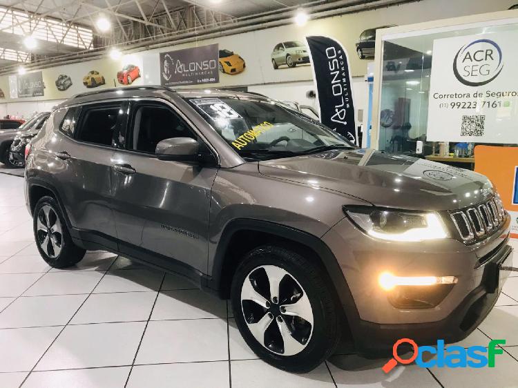JEEP COMPASS LONGITUDE 2.0 4X2 FLEX 16V AUT. CINZA 2018 2.0