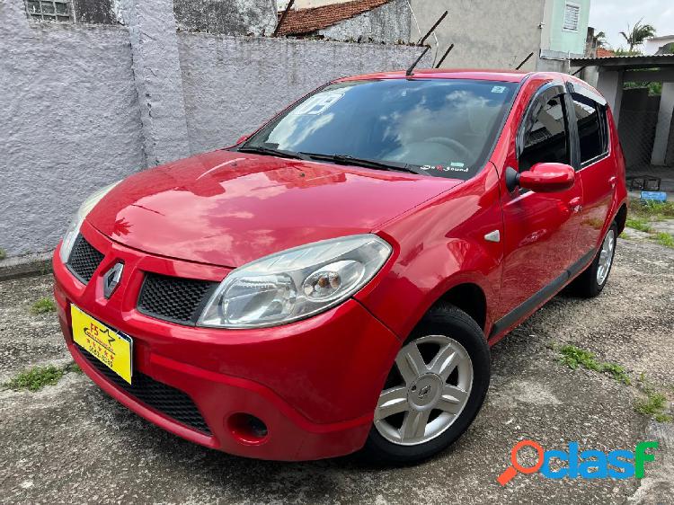 RENAULT SANDERO PRIVILEGE HI-FLEX 1.6 16V 5P VERMELHO 2009