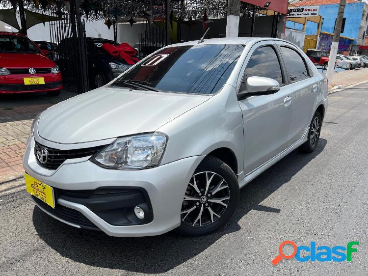 TOYOTA ETIOS PLATINUM 1.5 FLEX 16V 4P AUT. PRATA 2017 1.5