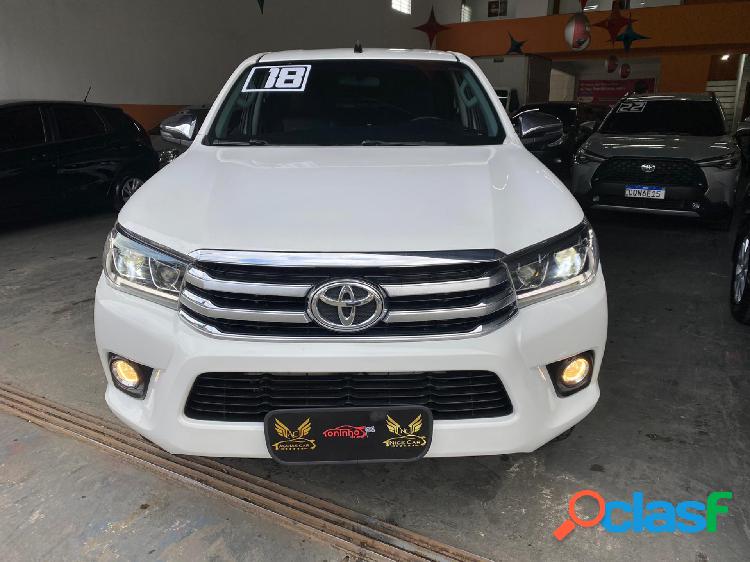 TOYOTA HILUX CD SRV 4X4 2.7 FLEX 16V AUT. BRANCO 2018 2.7