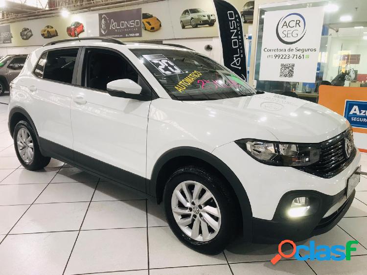VOLKSWAGEN T-CROSS 1.0 TSI FLEX 12V 5P AUT. BRANCO 2020 1.0