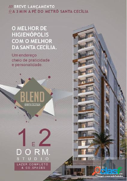 Vendo Apartamento 1 dorm 29m2 na Santa Cecília