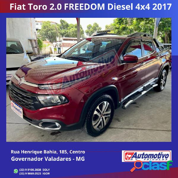 FIAT TORO VOLCANO 2.0 16V 4X4 TB DIESEL AUT. VERMELHO 2018