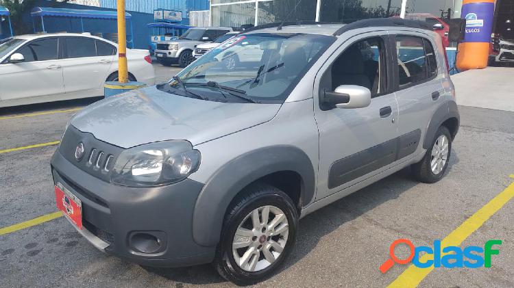 FIAT UNO WAY 1.0 EVO FIRE FLEX 8V 5P PRATA 2012 1.0 FLEX