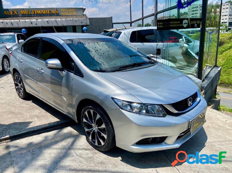 HONDA CIVIC SEDAN LXR 2.0 FLEXONE 16V AUT. 4P PRATA 2016 2.0