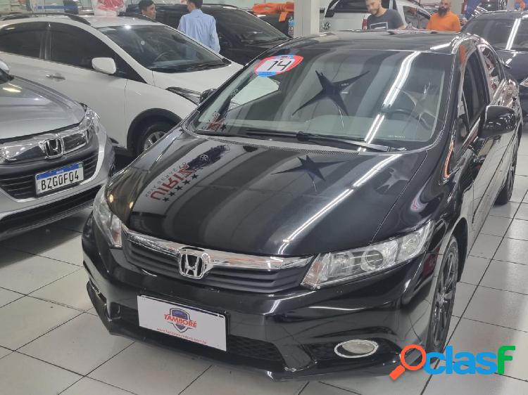 HONDA CIVIC SEDAN LXS 1.81.8 FLEX 16V AUT. 4P PRETO 2014 1.8