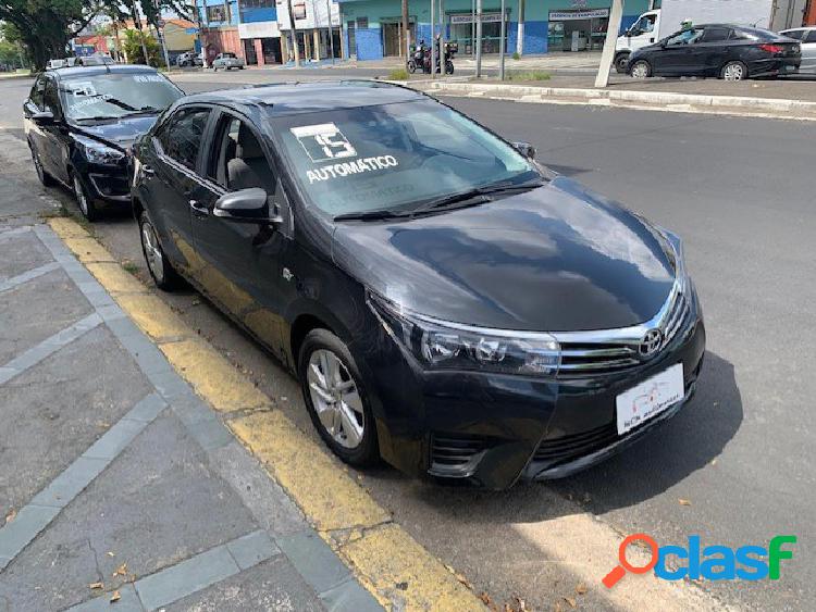 TOYOTA COROLLA GLI 1.8 FLEX 16V AUT. PRETO 2015 1.8 FLEX