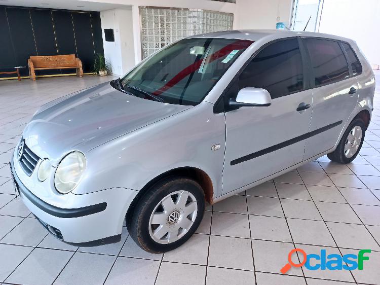 VOLKSWAGEN POLO 1.6 MI S.OURO 1.6MI 101CV 8V 5P PRATA 2003