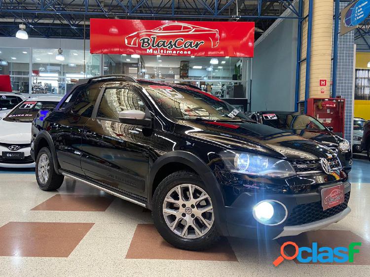 VOLKSWAGEN SAVEIRO CROSS 1.6 16V CD PRETO 2015 1.6 FLEX