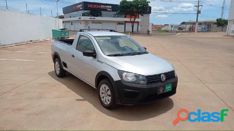 VOLKSWAGEN SAVEIRO ROBUST 1.6 TOTAL FLEX 8V PRATA 2018 1.6