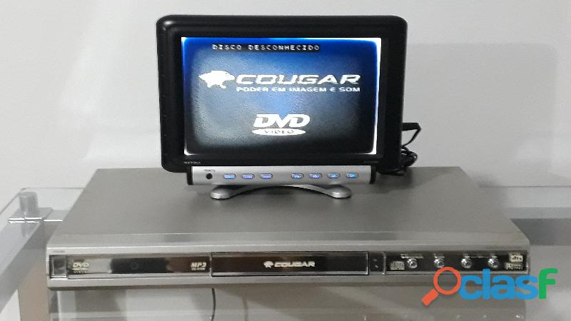 CD e DVD Player Mp3 Cougar CVD 550