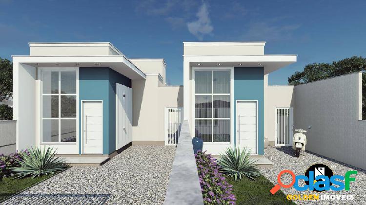 CASA 2 DORMITÓRIOS COM SUÍTE NO DOM GERALDO TIJUCAS-SC