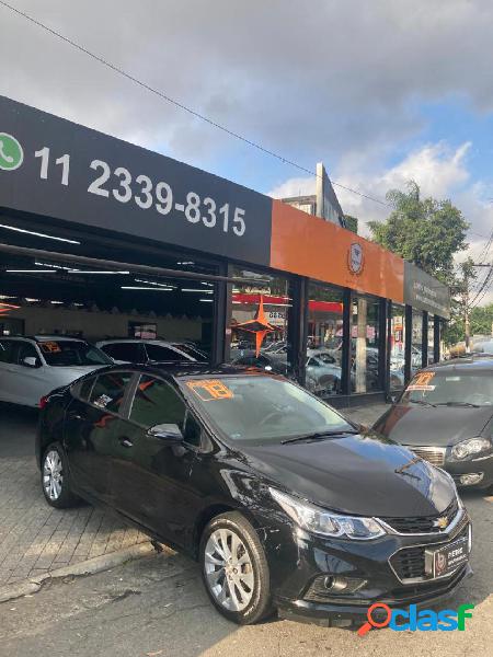 CHEVROLET CRUZE LT 1.4 16V TURBO FLEX 4P AUT. PRETO 2018 1.4