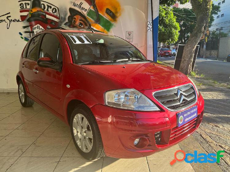 CITROEN C3 EXCL.EXCL.SOLAR.SONORA 1.6 FLEX AUT VERMELHO 2011