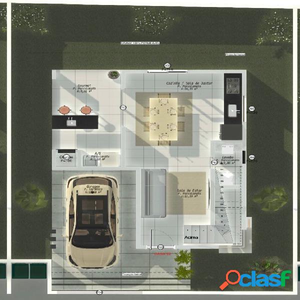 Casa com 3 dormitórios à venda, 123 m² por R$ 550.000,00