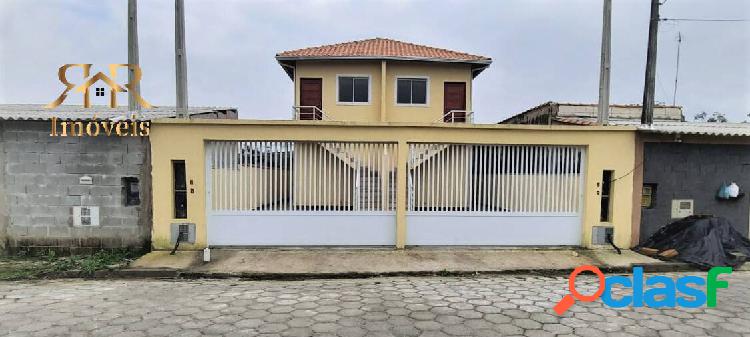 Casa sobreposta no bairro do Suarão em Itanhaém-SP