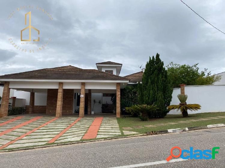 Linda casa térrea no Cond. Ibiti do Paço com 4 suítes!