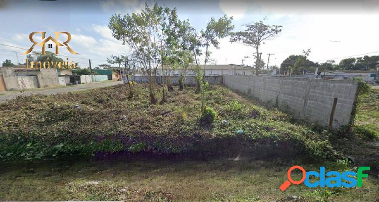 Terreno em rua calçada no Oasis em Itanhaém-SP