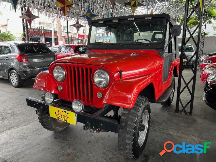 FORD JEEP WILLYNS VERMELHO 1963 2.6 GASOLINA