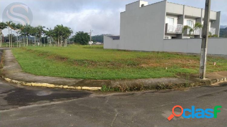 Terreno esquina a venda com 379,36m² em jaragua do sul,sc